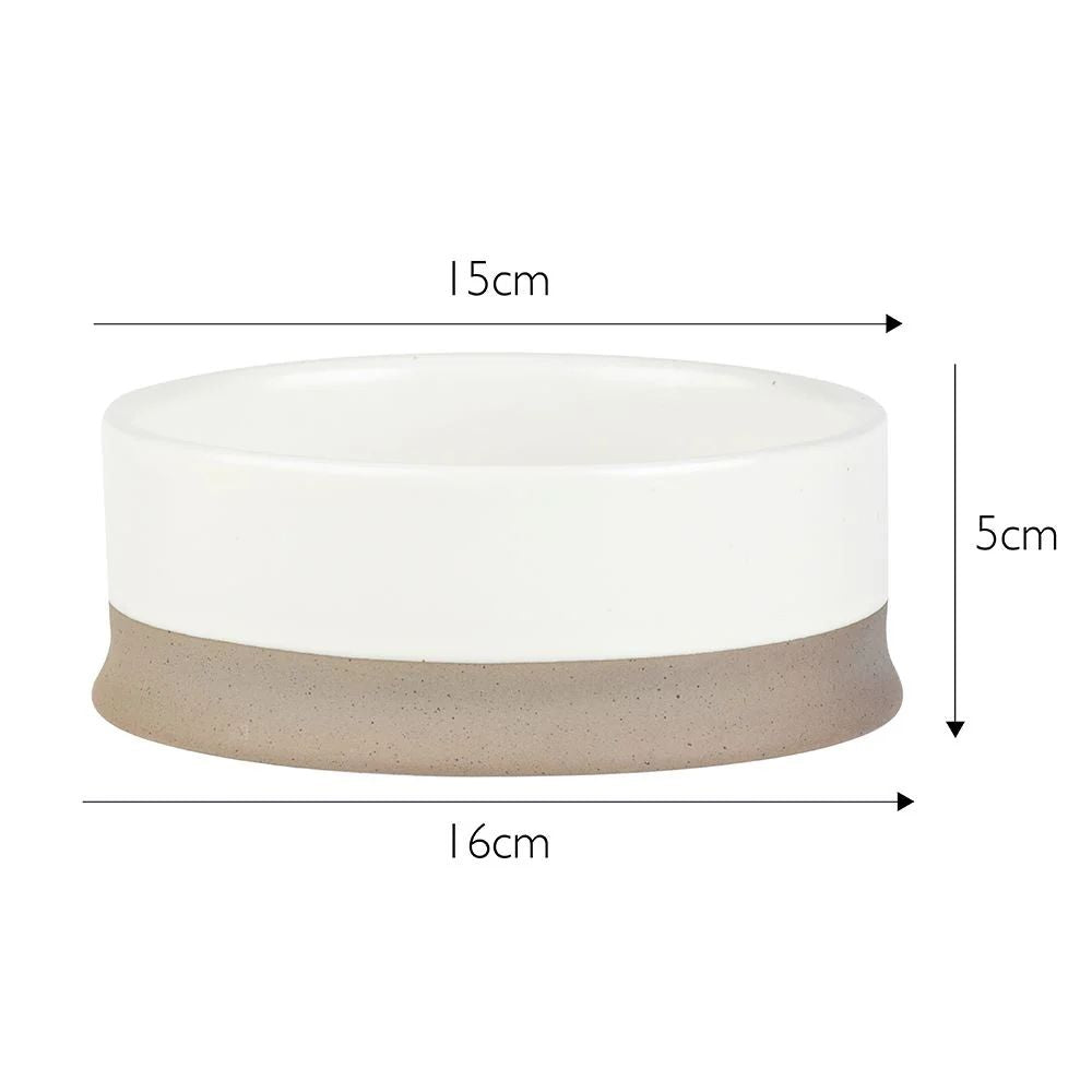 Scruffs Stoneware Scandi 16cm Cream Non-tip Bowl