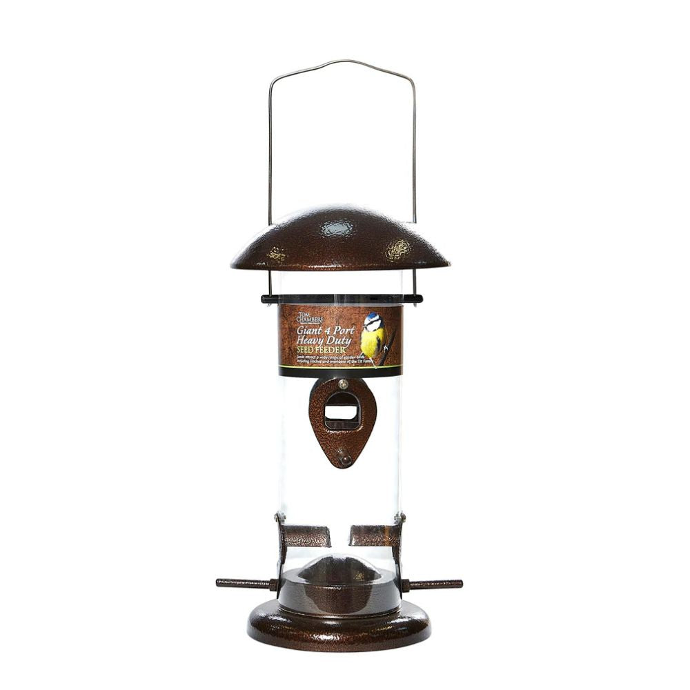 Tom Chambers Giant Heavy Duty 4-Port Seed Feeder