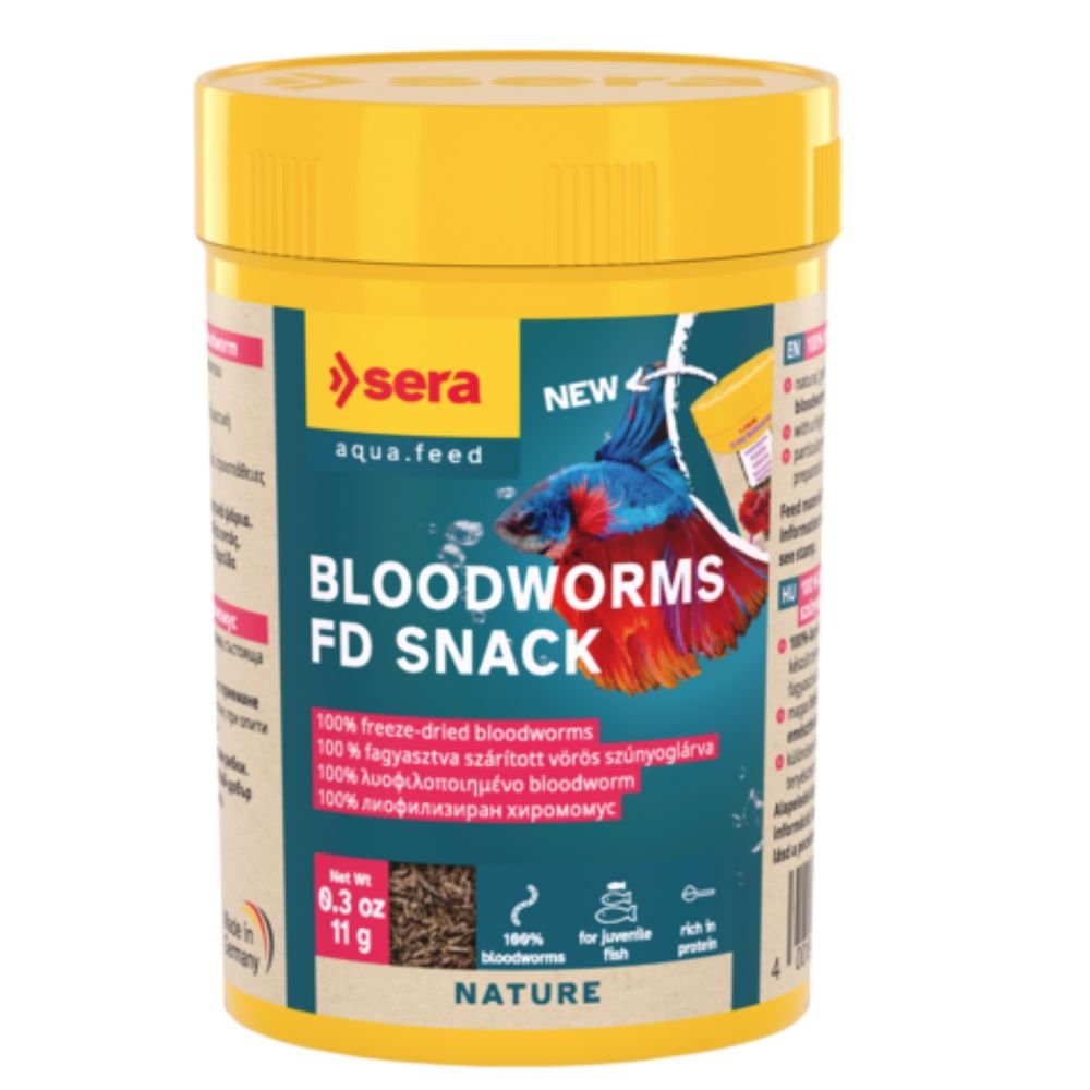 Sera 100ml Bloodworms FD Snack - Old Railway Line Garden Centre