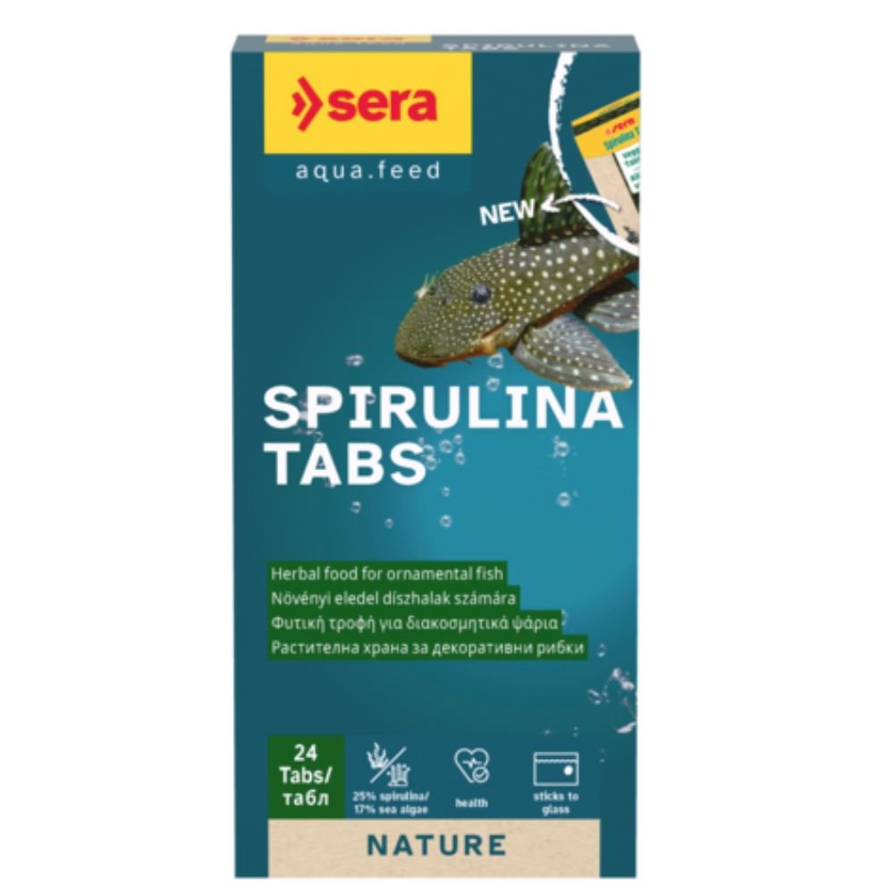 Sera Spirulina Tablets 24 Pack - Old Railway Line Garden Centre