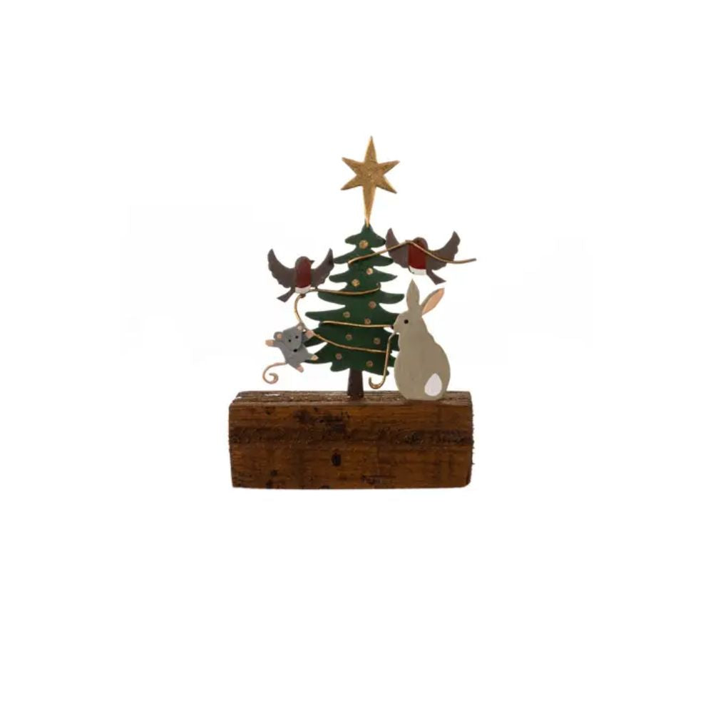 Shoeless Joe 11cm Mouse Not Helping with Tree Ornament