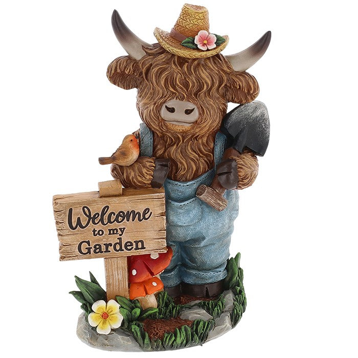 Shudehill 15cm Dungaree Cow Welcome Large