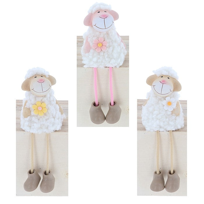 Shudehill 16cm Flower Sheep Dangle Leg (Choice of 3)