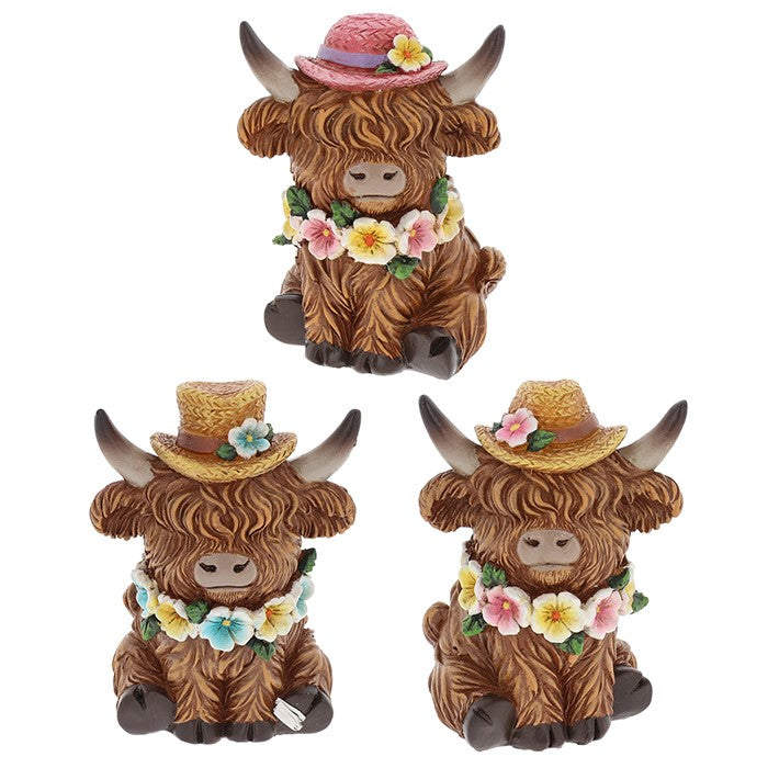 Shudehill 6cm Garden Bloom Cow Mini
