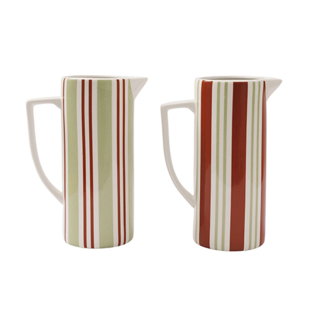 Sifcon 25cm Orchard Stripe Vase (Choice of 2)