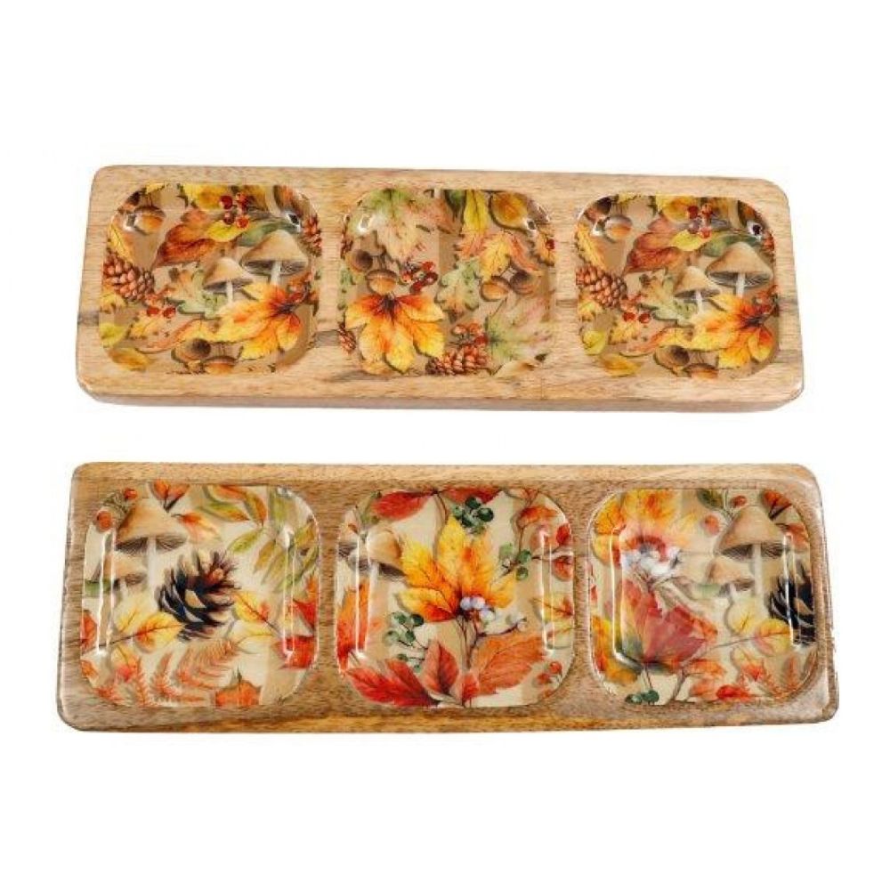 Sifcon 30cm Autumn Enamel Tray - Medium
