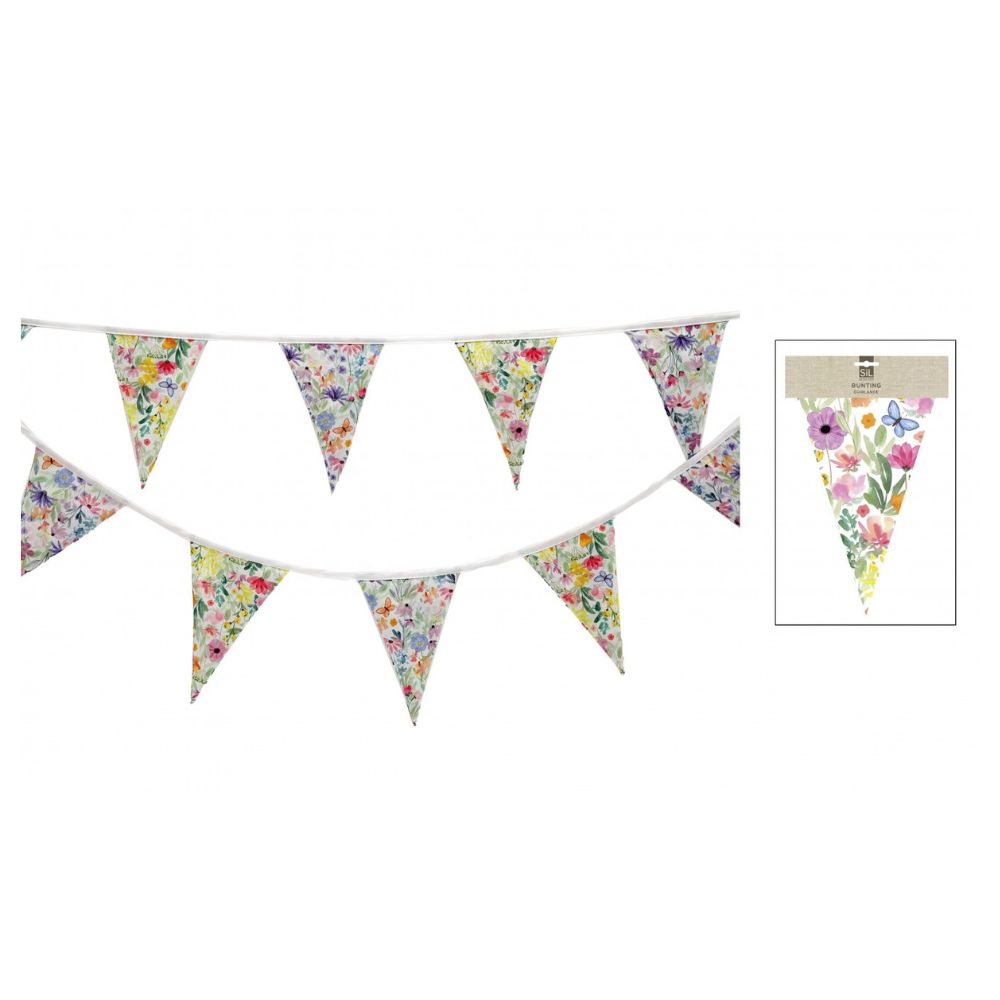 Sifcon 31cm Meadow Floral Bunting