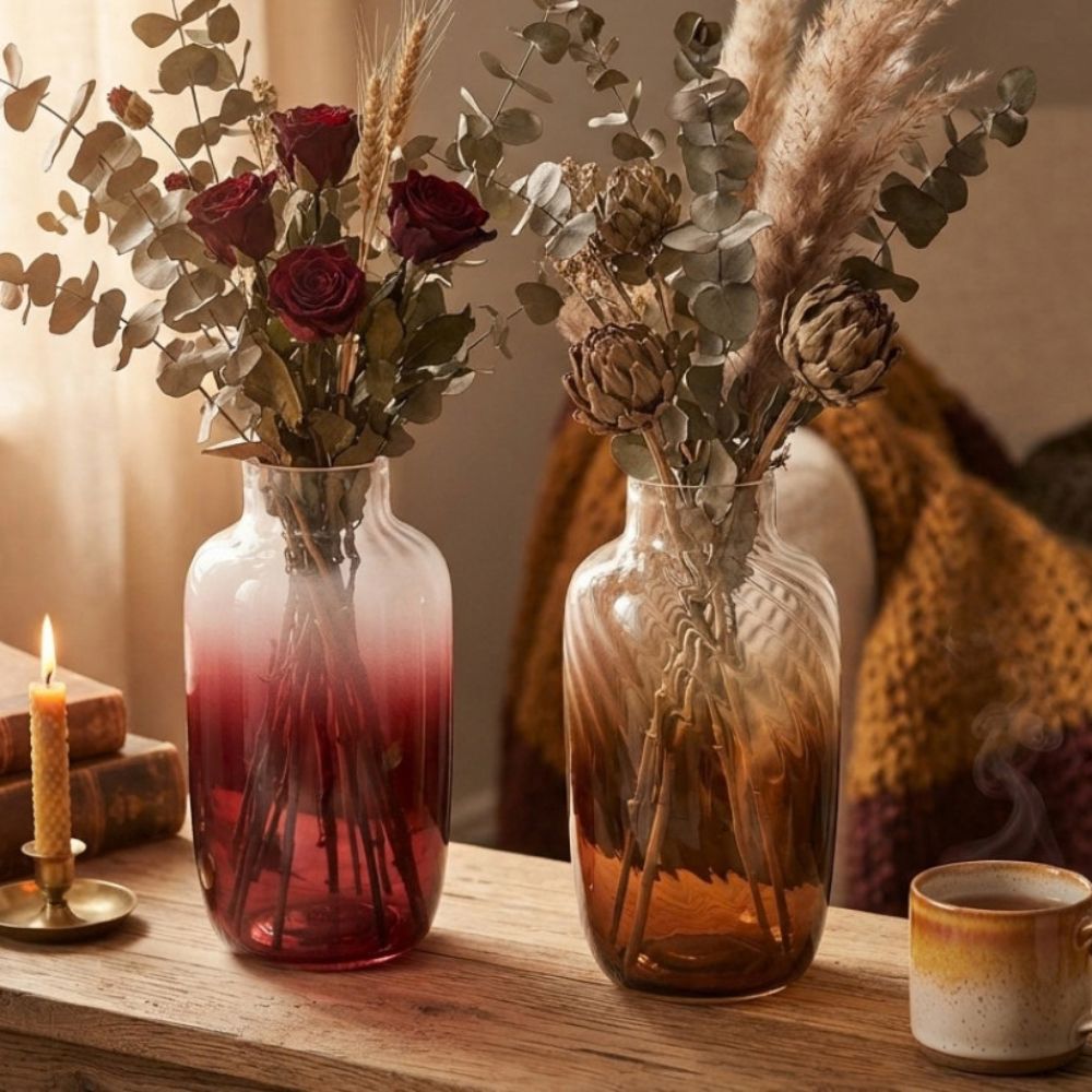 Sifcon 35cm Cosy Home Swirl Vase (Choice of 2)