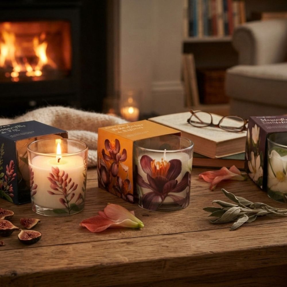Sifcon 7cm Cosy Home Flower Box Candle