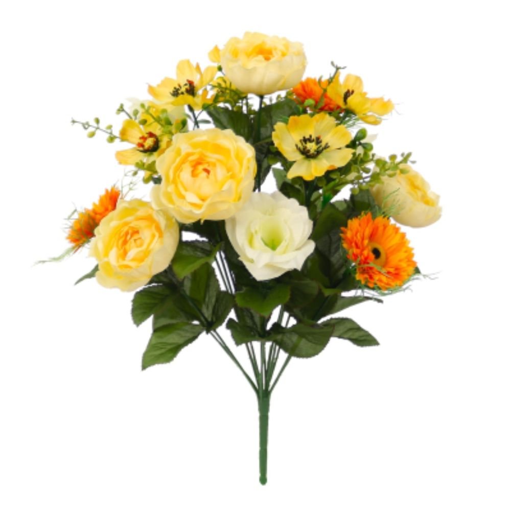 Sincere Floral 40cm Ranunculus Gerbera Eustoma Cosmos Bouquet (Choice of 3) - Old Railway Line Garden Centre