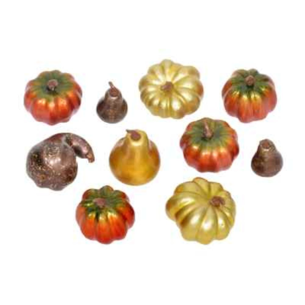 Sincere Floral 5-7cm Metallic Pumpkins