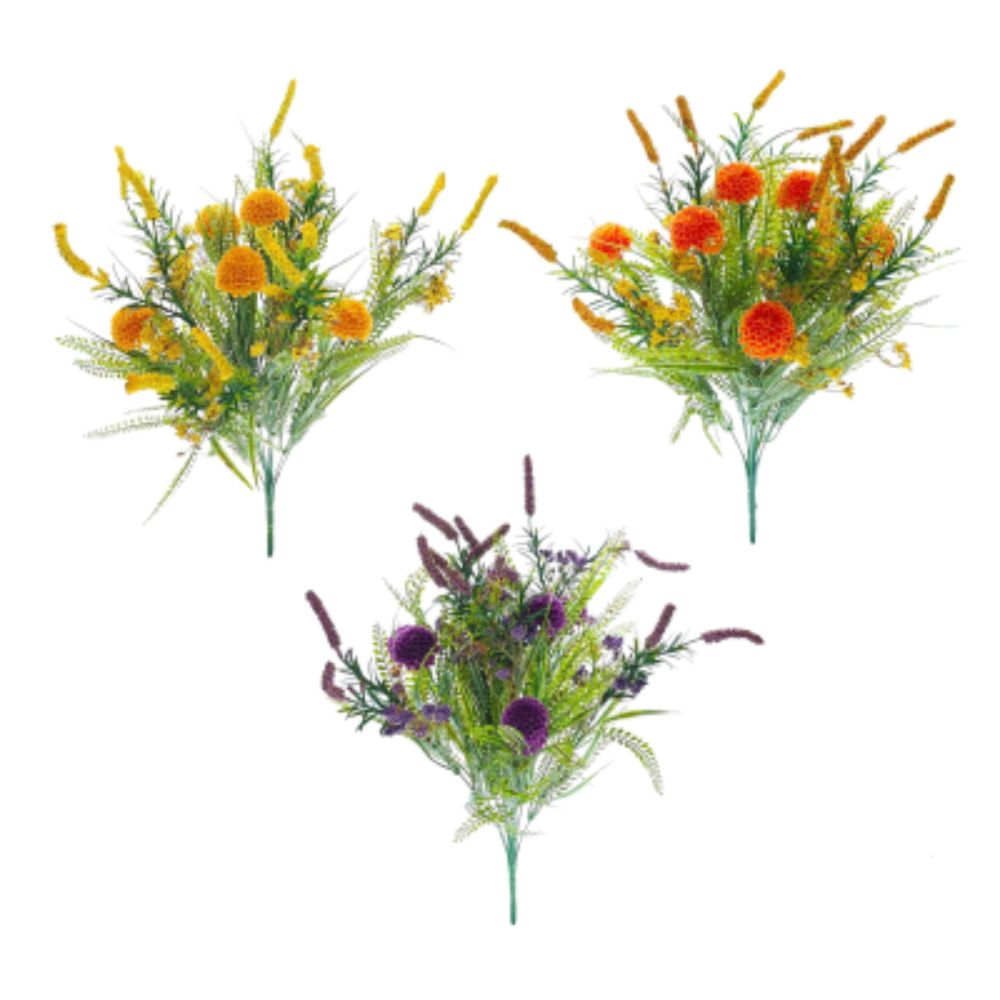 Sincere Floral 50cm Autumn Wild Flower Bouquet (Choice of 3)