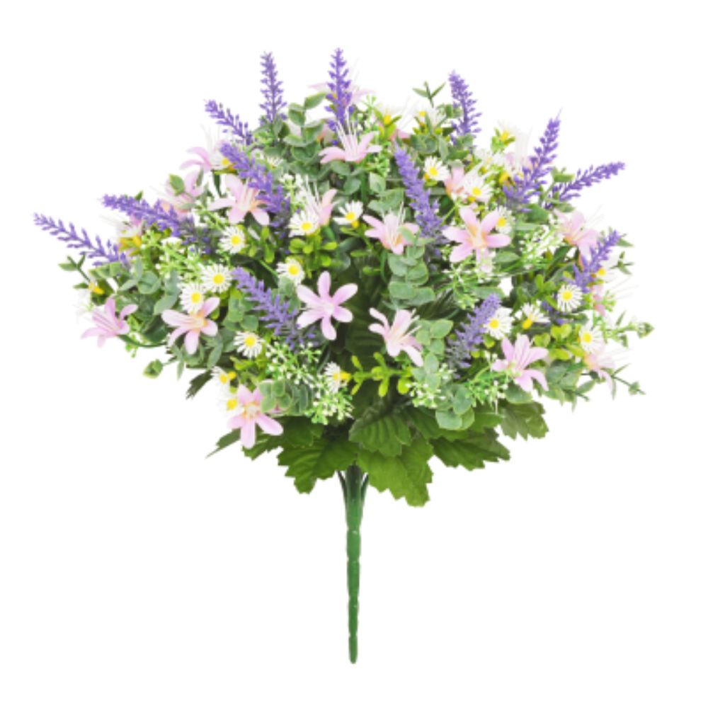 Sincere Floral 36cm Daisy & Lavender Blossom Bouquet (Choice of 3)