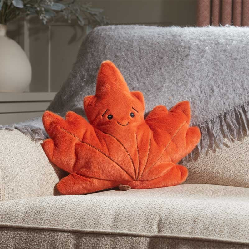Smart Garden 37cm Auburn Maple Leaf Plush Ornament