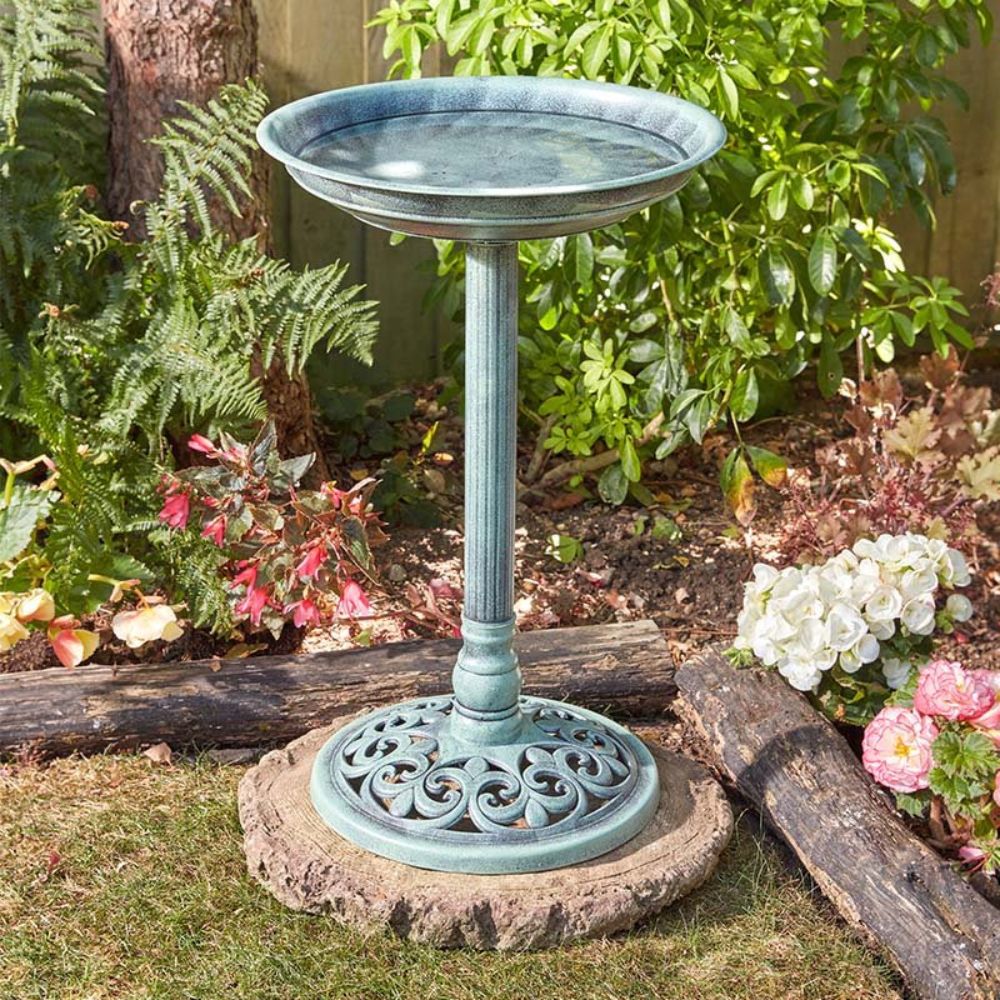 Smart Garden 39cm Verdigris Bird Bath