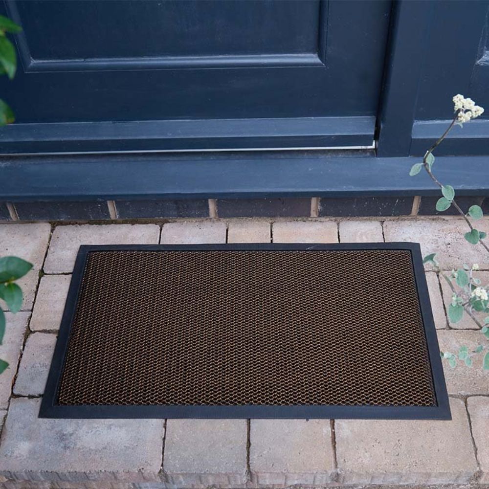 Smart Garden 43cm x 76cm Superscraper Door Mat - Tan - Old Railway Line Garden Centre