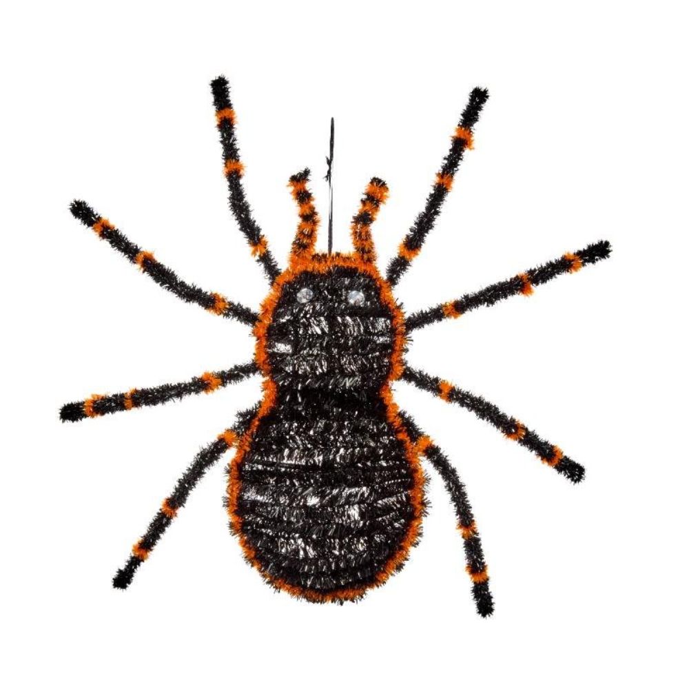 Smart Garden 49cm Sparkle Spider Halloween Decoration (Choice of 2)