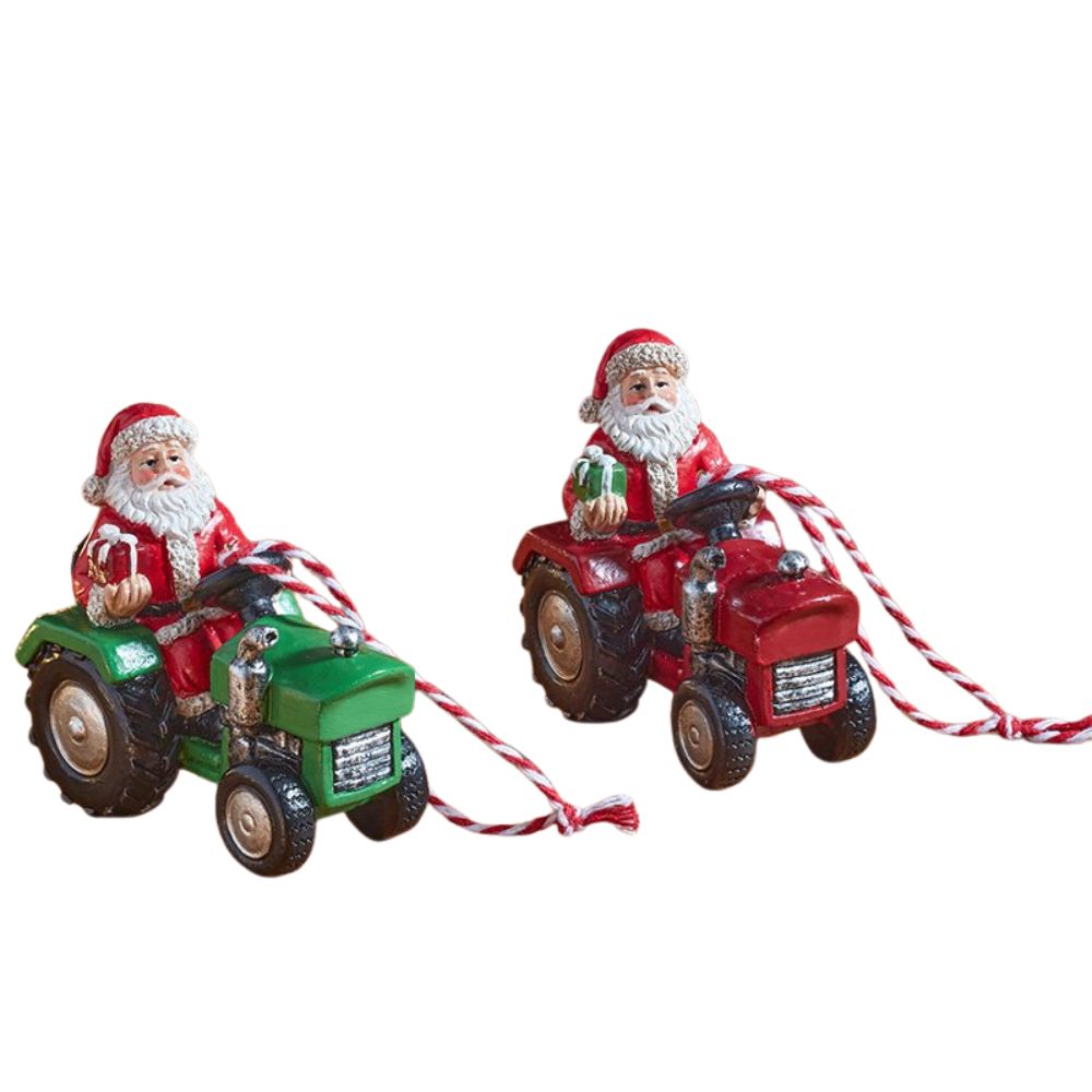 Smart Garden Santa Tractor Pendant (Choice of 2)