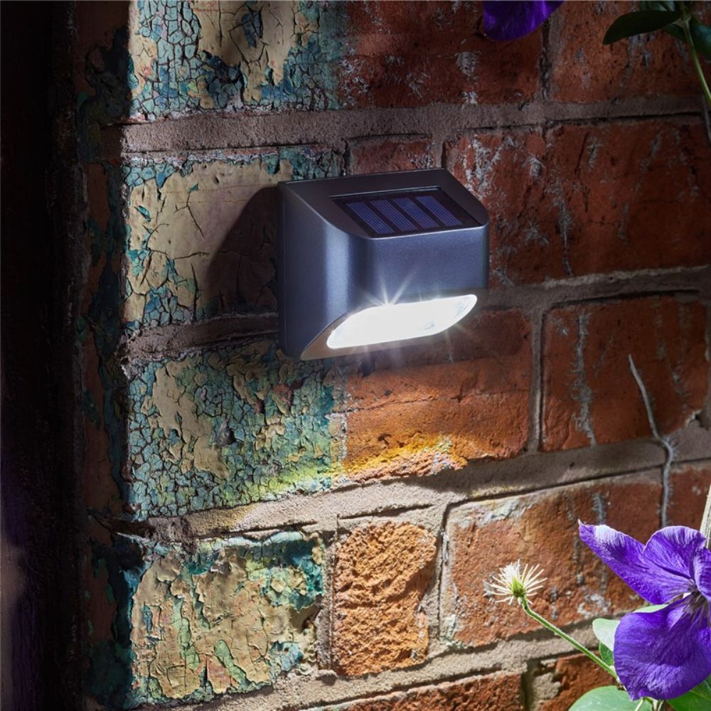 Smart Solar SuperBright Premier Wall Fence & Post Light - 4 Pack - Old Railway Line Garden Centre