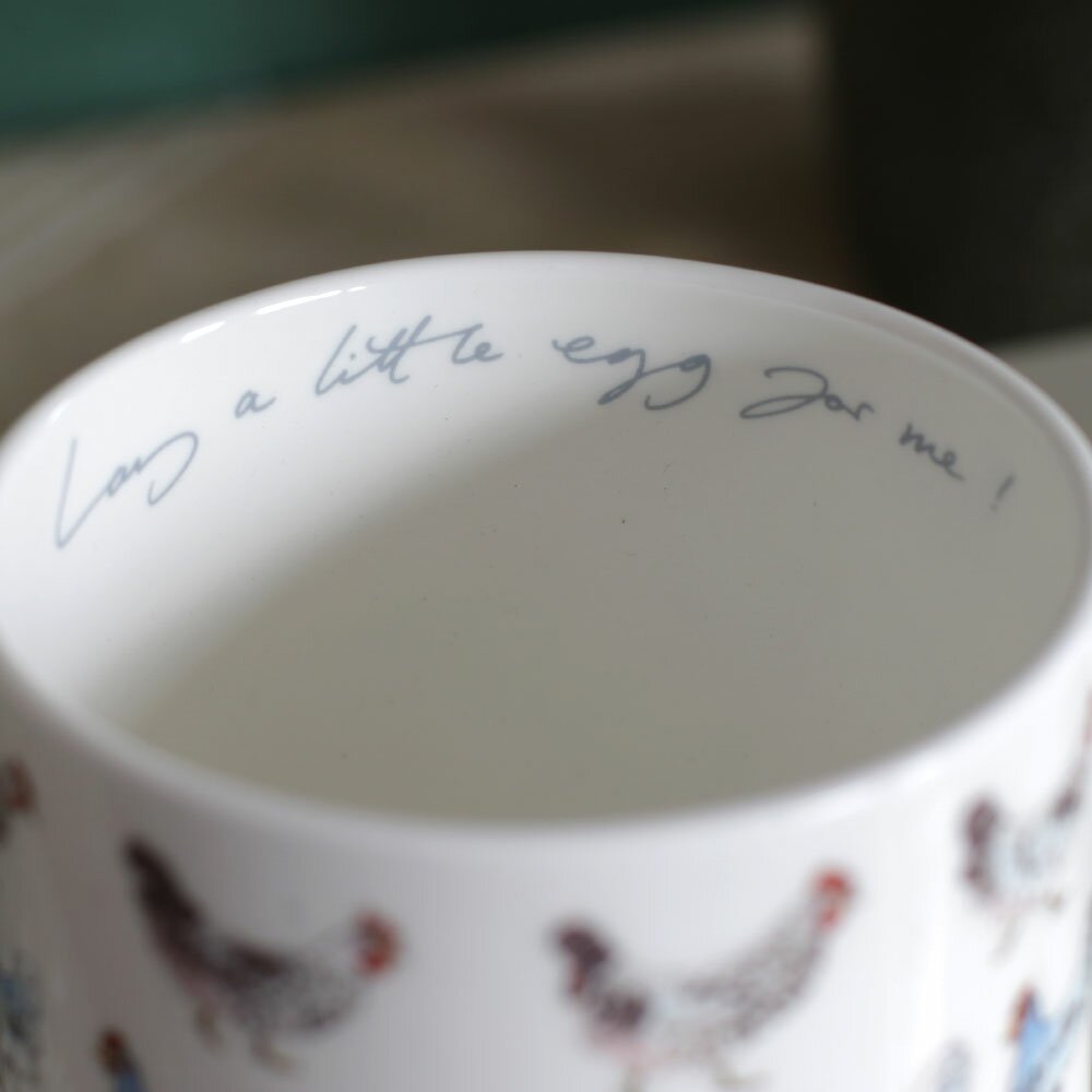 Sophie Allport Lay A Little Egg For Me Mug - Large - Old Railway Line Garden Centre