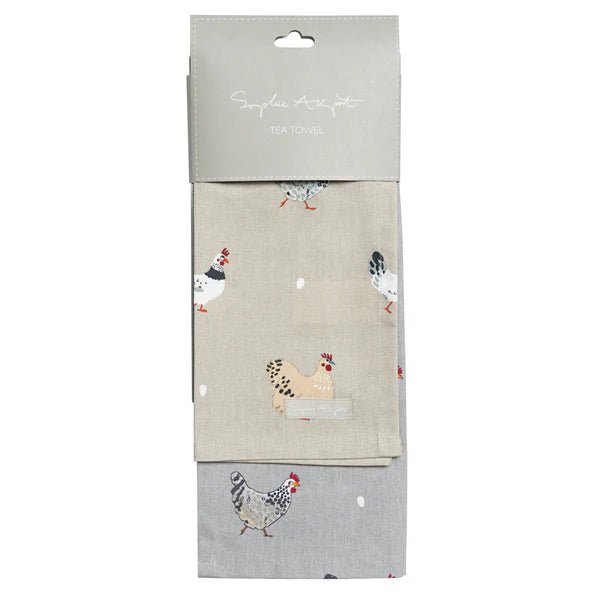 Sophie Allport Lay A Little Egg Tea Towel (Set of 2) - Old Railway Line Garden Centre