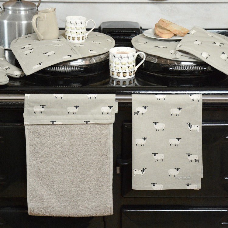 Sophie Alport Sheep Roller Hand Towel - Old Railway Line Garden Centre