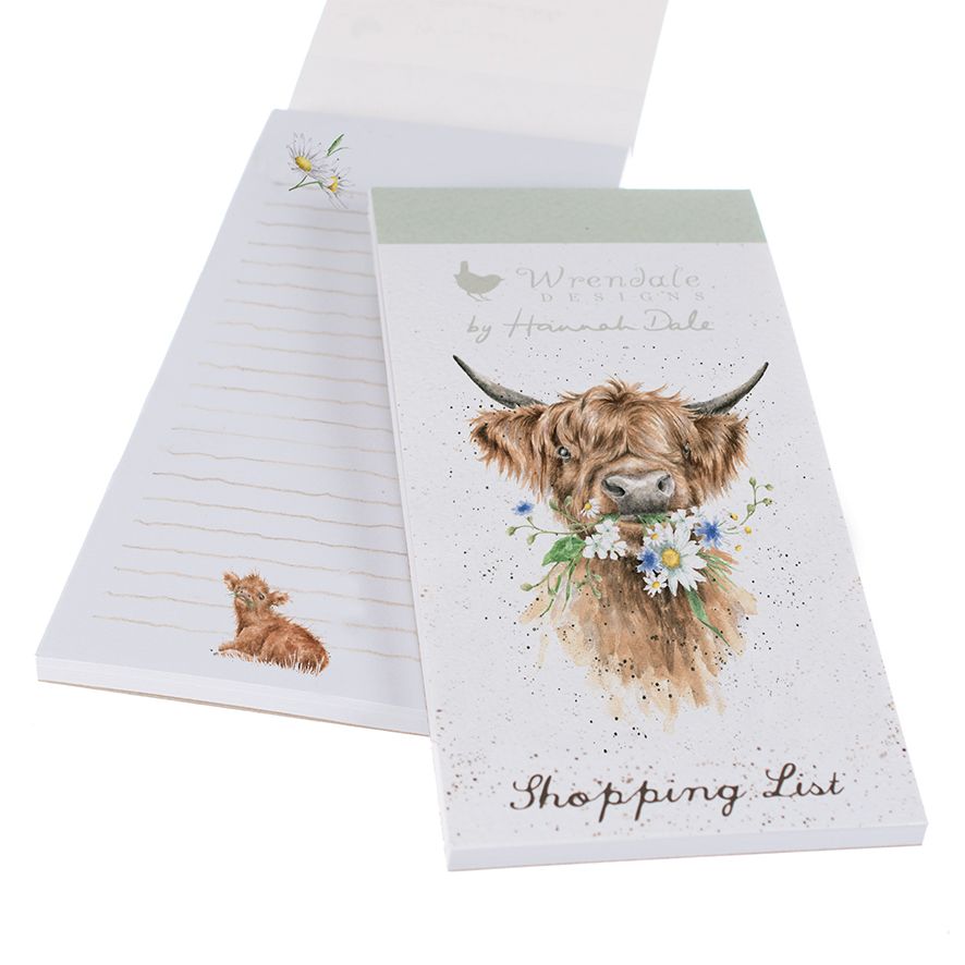 Wrendale 'Daisy Coo' Highland Cow Shopping Pad