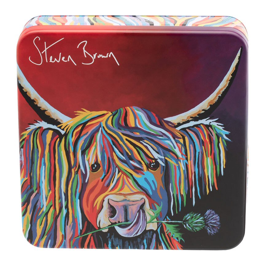 Steven Brown 200g Lizzie McCoo Tin with Salted Caramel Fudge