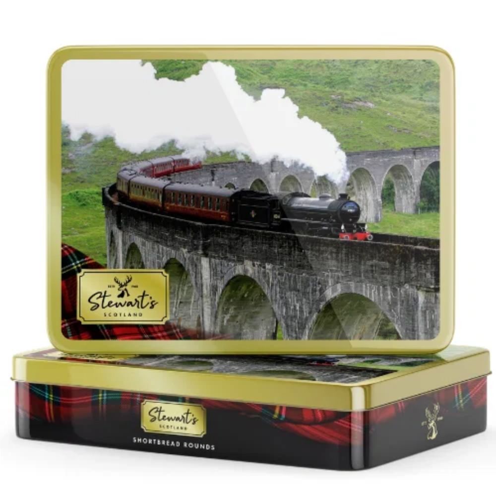 Stewart's 400g Shortbread in The Jacobite on Viaduct Tin