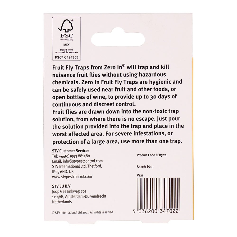STV Fruit Fly Trap Twin Pack - Old Railway Line Garden Centre