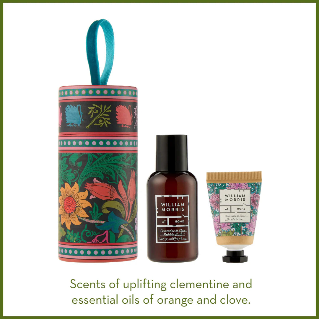 William Morris Sunflower Swan Festive Drum Gift Set