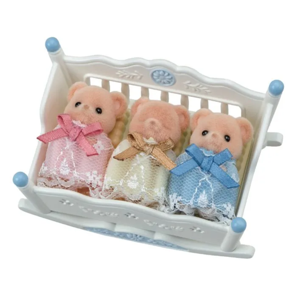 Sylvanian Families Biscuit Bear Sleepy Triplets