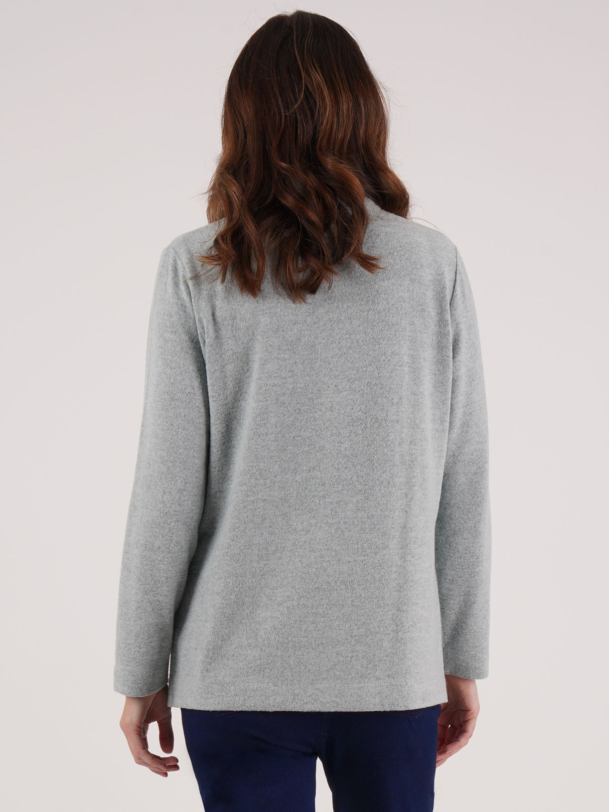 TIGI 18/20 Mint Green Funnel Neck Top - T25-13A