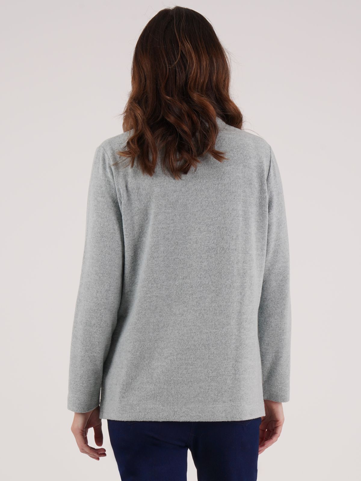 TIGI 10/12 Mint Green Funnel Neck Top - T25-13A