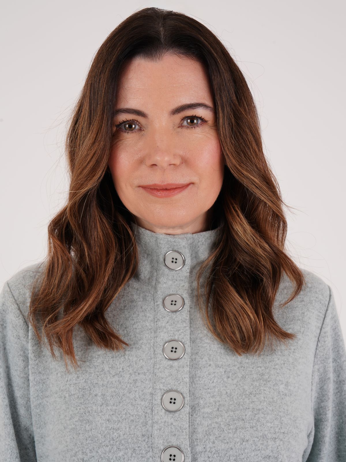 TIGI 10/12 Mint Green Funnel Neck Top - T25-13A