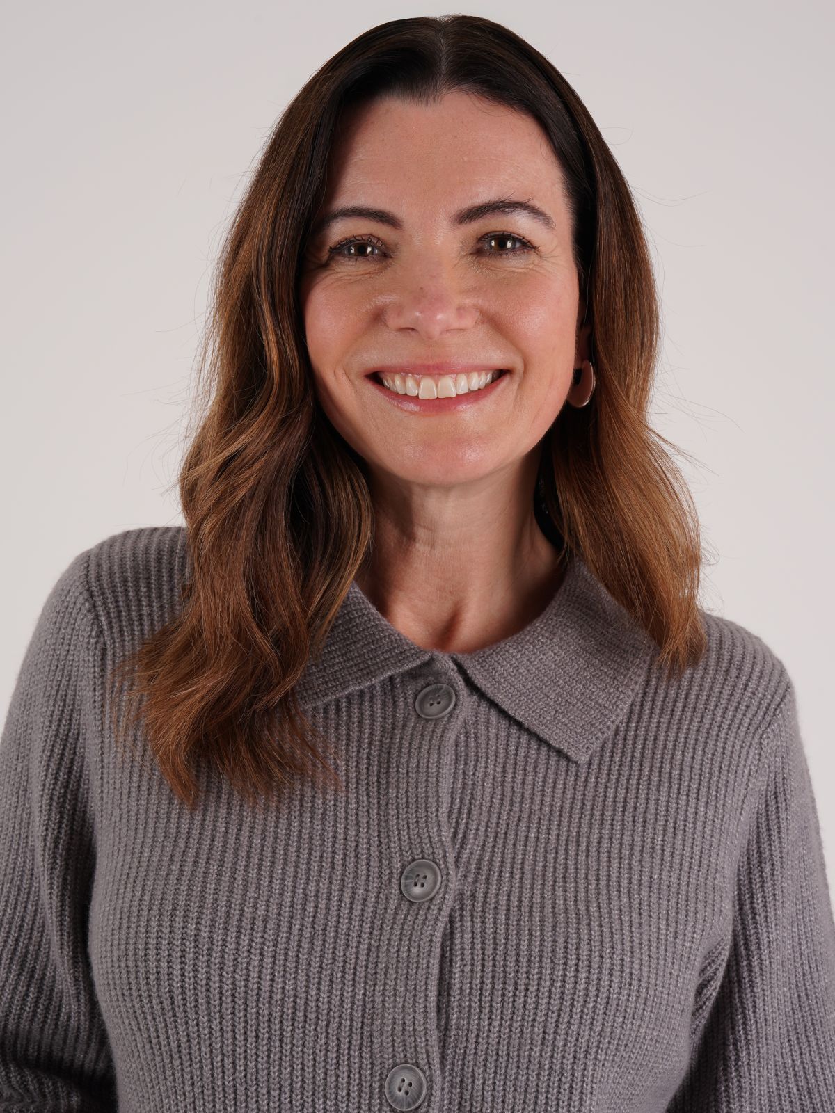 TIGI 10/12 Grey Flint Long Line Cardigan - T25-16B