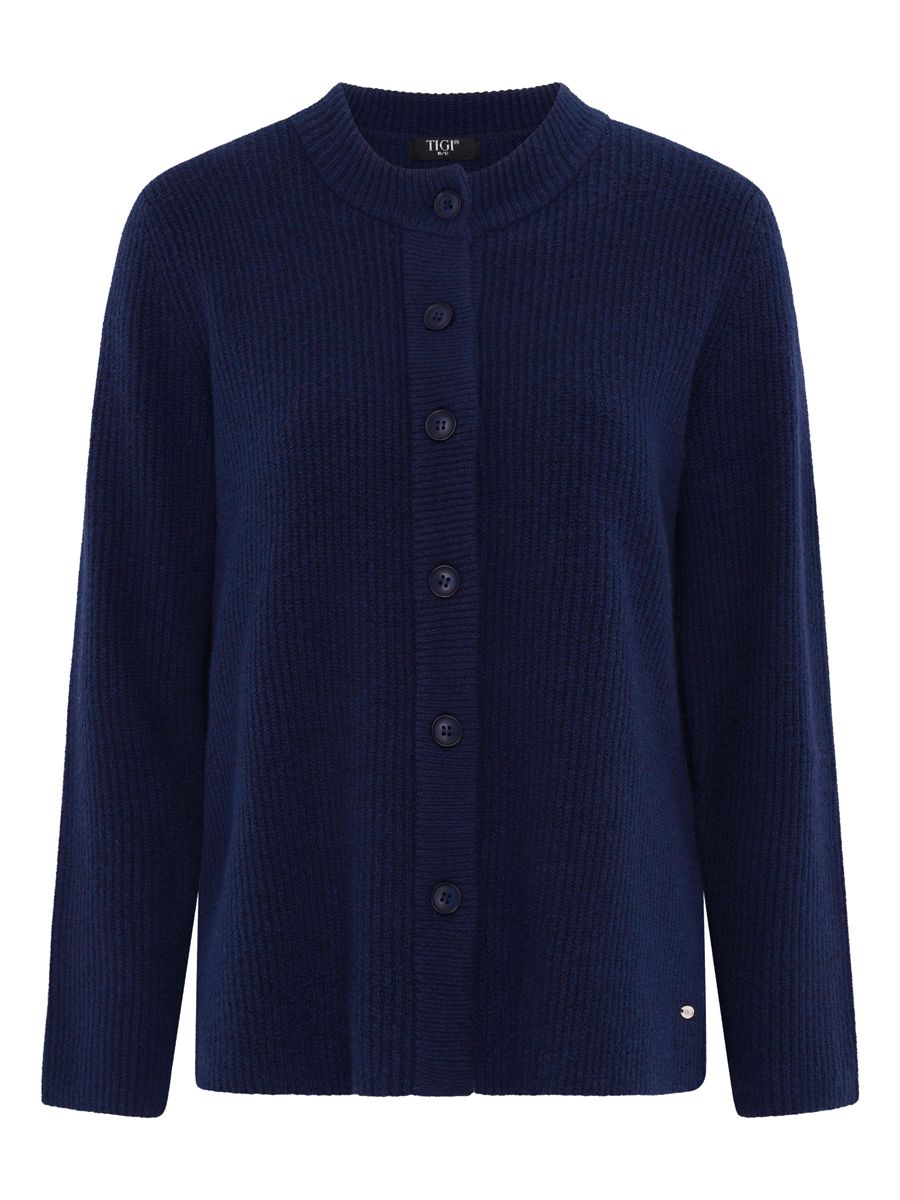 TIGI 14/16 Navy Knit Button Cardigan - T25-16C
