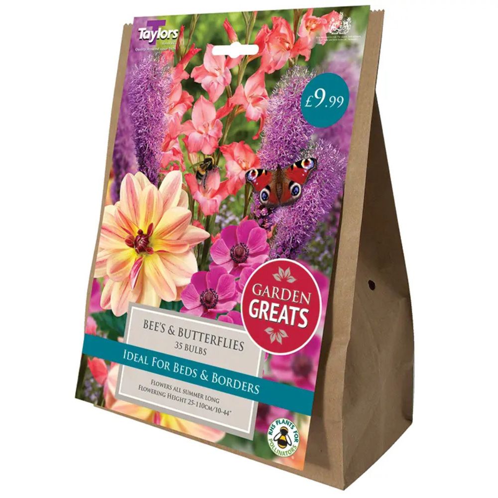 Taylors 35 Bees & Butterflies Bulb Collection