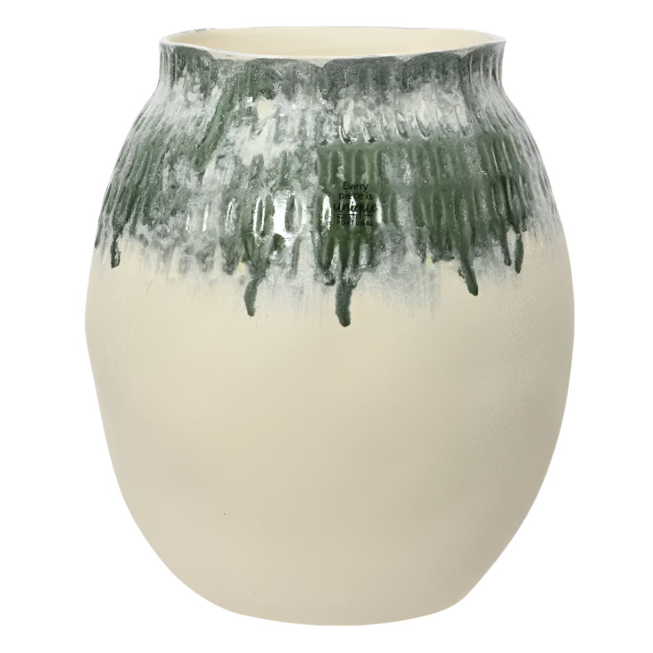 Kaemingk 30cm Textured Glaze Vase