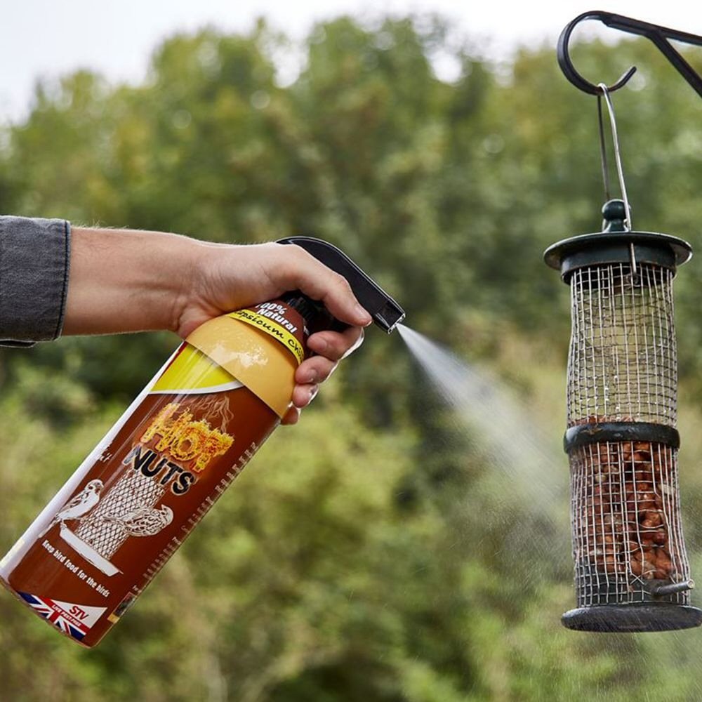 The Big Cheese 1 Litre Hot Nuts Squirrel Repellent - Old Railway Line Garden Centre