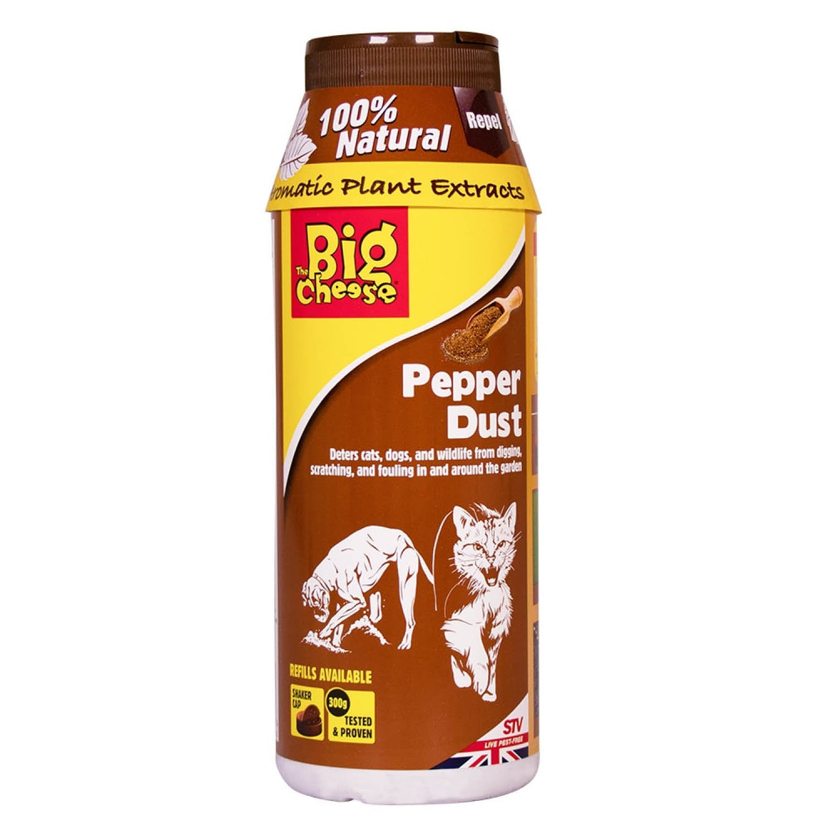The Big Cheese 300g Pepper Dust Natural Pet Deterrent - Old Railway Line Garden Centre