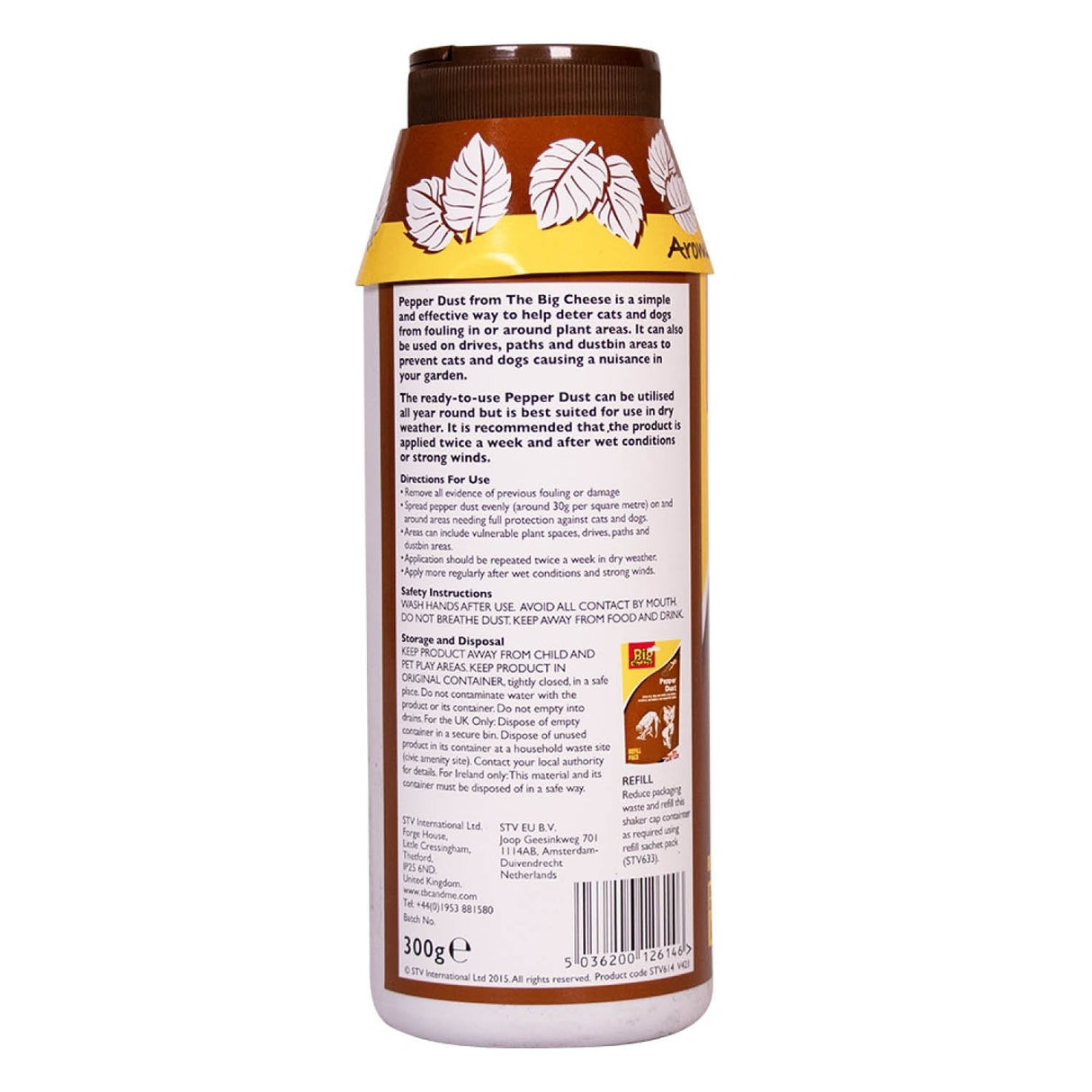 The Big Cheese 300g Pepper Dust Natural Pet Deterrent - Old Railway Line Garden Centre