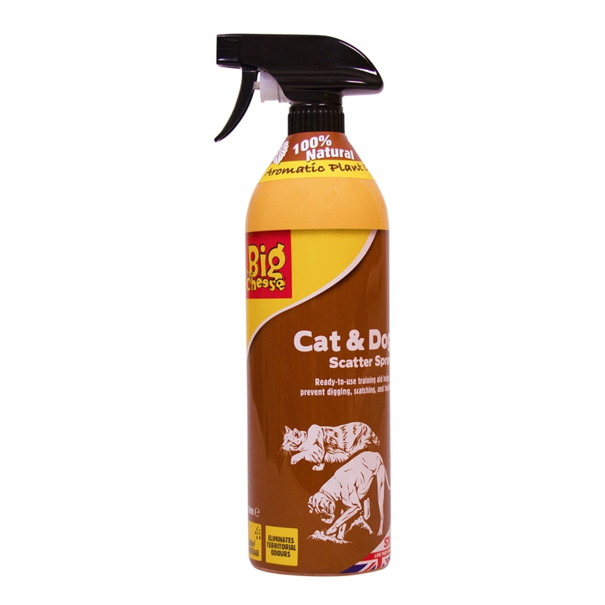 The Big Cheese Cat & Dog Scatter Spray 1lt - Old Railway Line Garden Centre