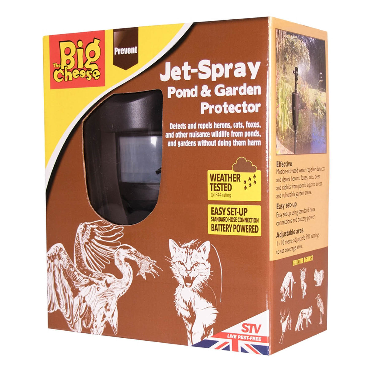 The Big Cheese Jet - Spray Pond & Garden Protector - Old Railway Line Garden Centre