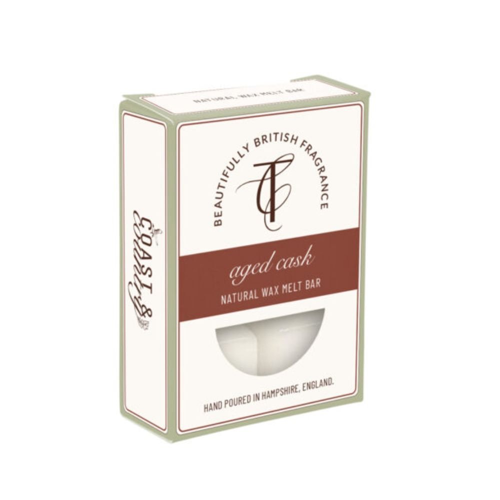The Country Candle Co - Coast & Country Aged Cask 60 Hour Wax Melt Bar - Old Railway Line Garden Centre