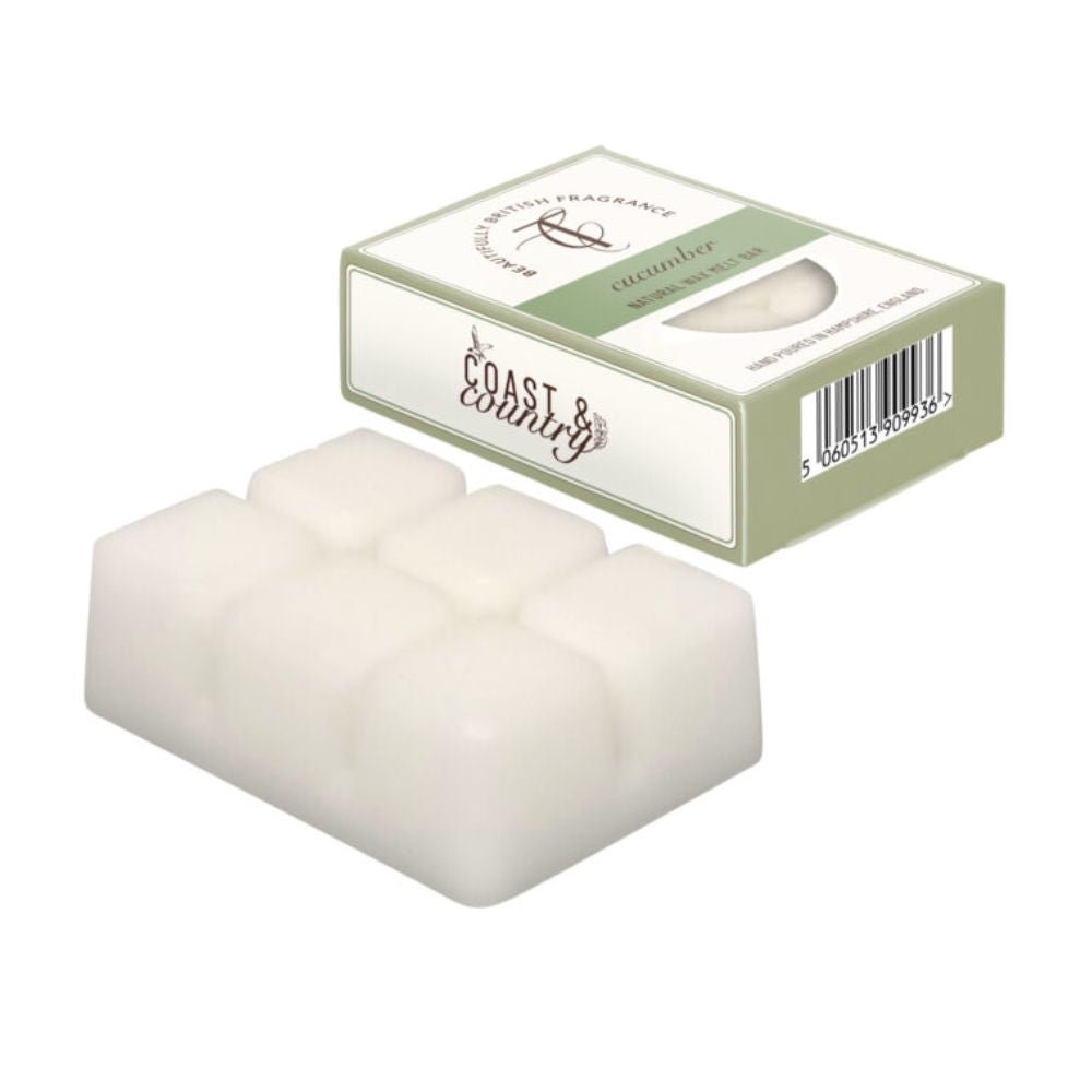 The Country Candle Co - Coast & Country Cucumber 60 Hour Wax Melt Bar - Old Railway Line Garden Centre