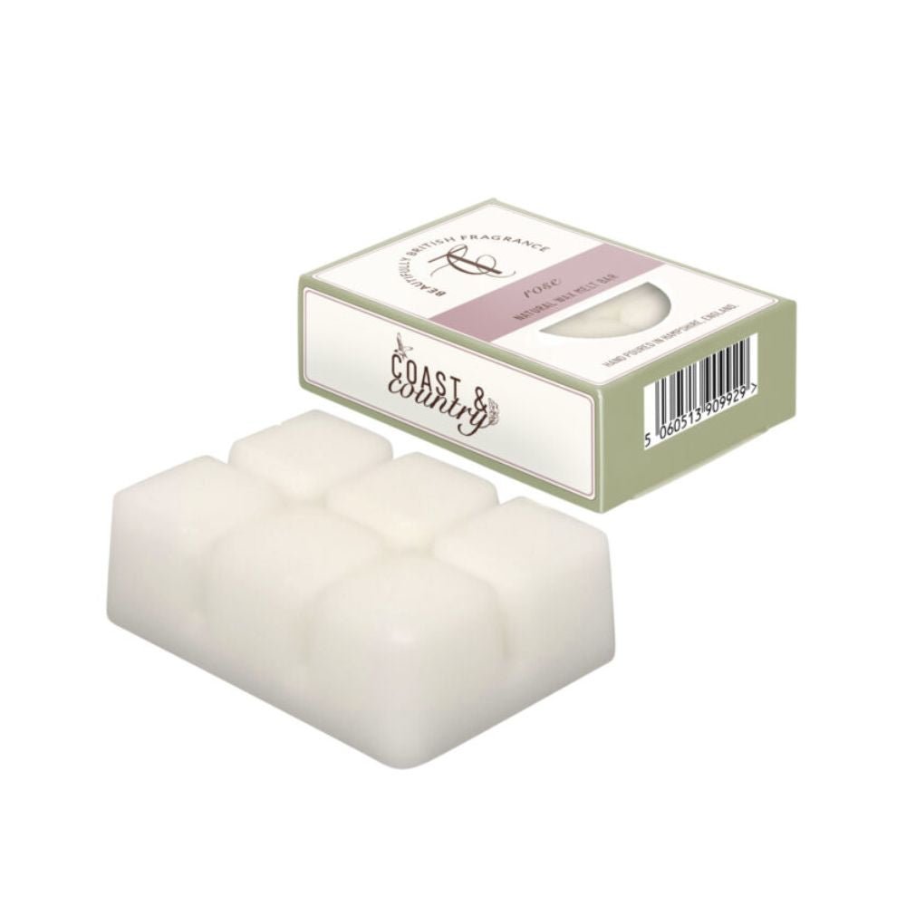The Country Candle Co - Coast & Country Rose 60 Hour Wax Melt Bar - Old Railway Line Garden Centre