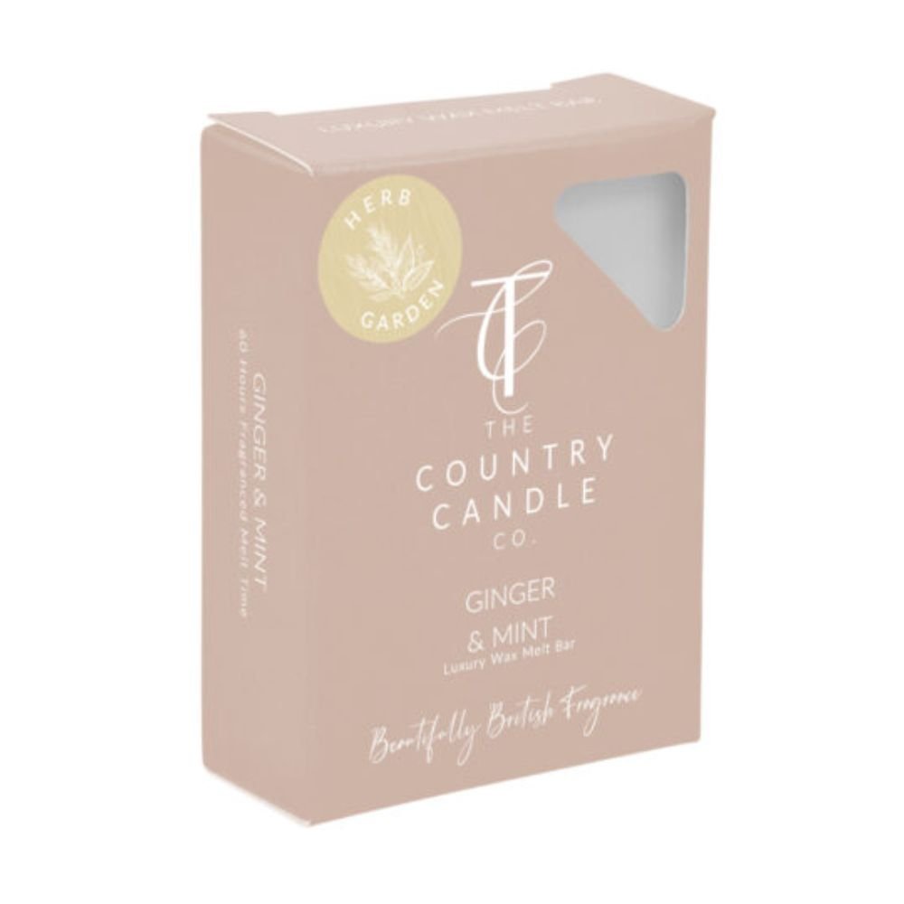 The Country Candle Co - Herb Garden Ginger & Mint Wax Melt - Old Railway Line Garden Centre