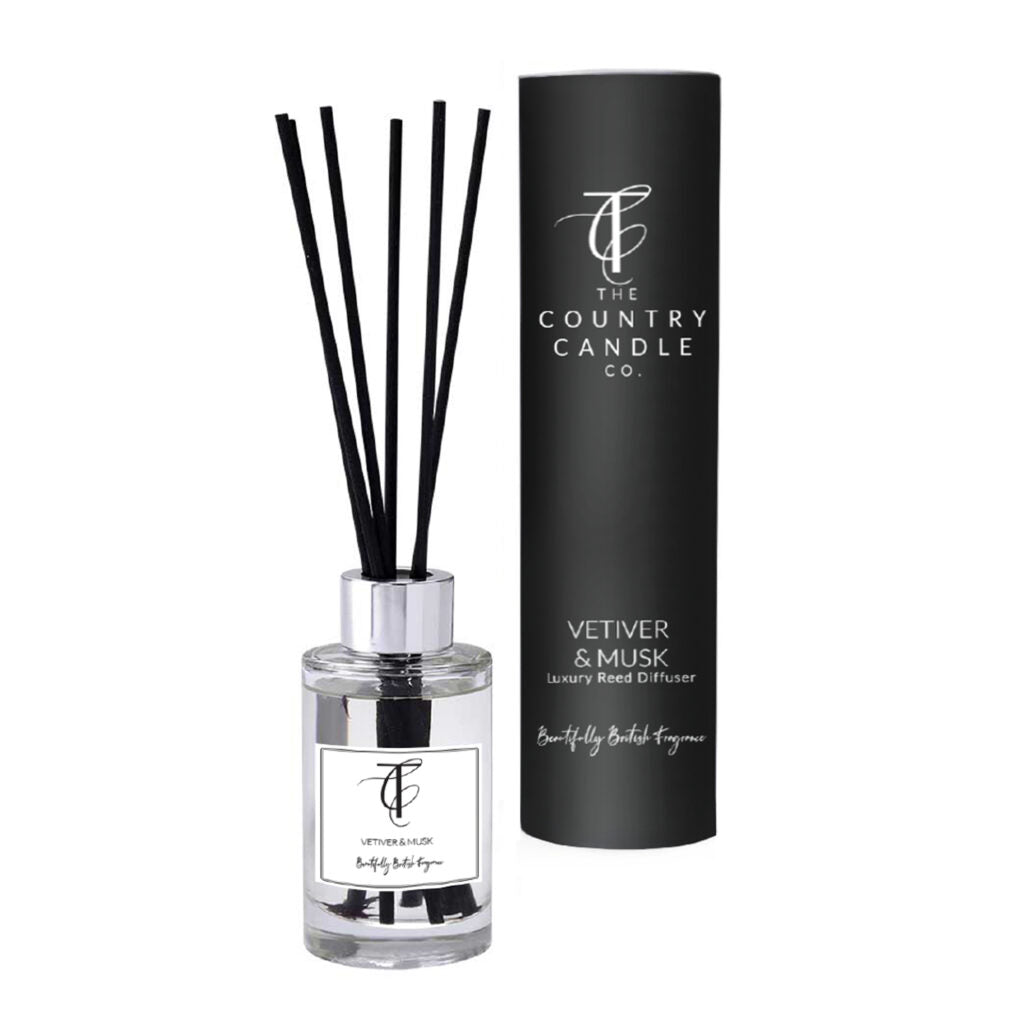 The Country Candle Company Pastels-Vetiver & Musk 100ml Reed Diffuser