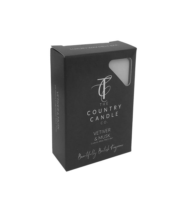 The Country Candle Company - Vetiver & Musk Wax Melt 60 Hour Soy Wax Melt Bar